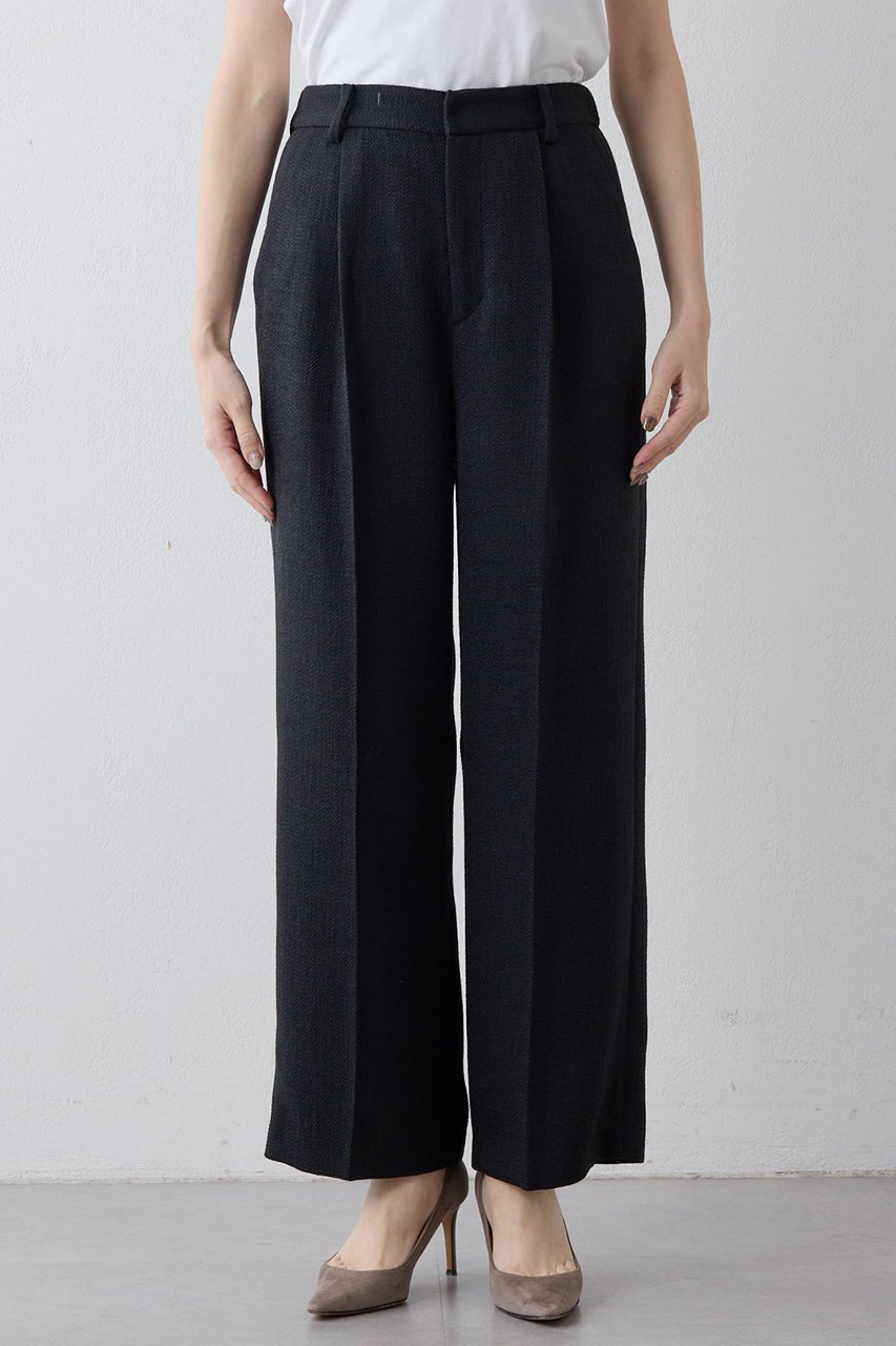 【ウィムガゼット/Whim Gazette】の【THE PAUSE】ツイードタックパンツ 人気、トレンドファッション・服の通販 founy(ファニー) 　ファッション　Fashion　レディースファッション　Fashion for Women　パンツ　Pants & Trousers　2026年　2026　おすすめ　Recommended / Our Picks　セットアップ　Set-Up, Coordinated Outfit　セレモニー　Ceremony　センター　Center, Center Line　ツイード　Twill, Twill Weave　エレガント 上品　Elegant　夏　Summer　春　Spring　S/S・春夏　SS, Spring/Summer, Warm Season　other-6|ID: prp329100004326331 ipo3291000000034951875