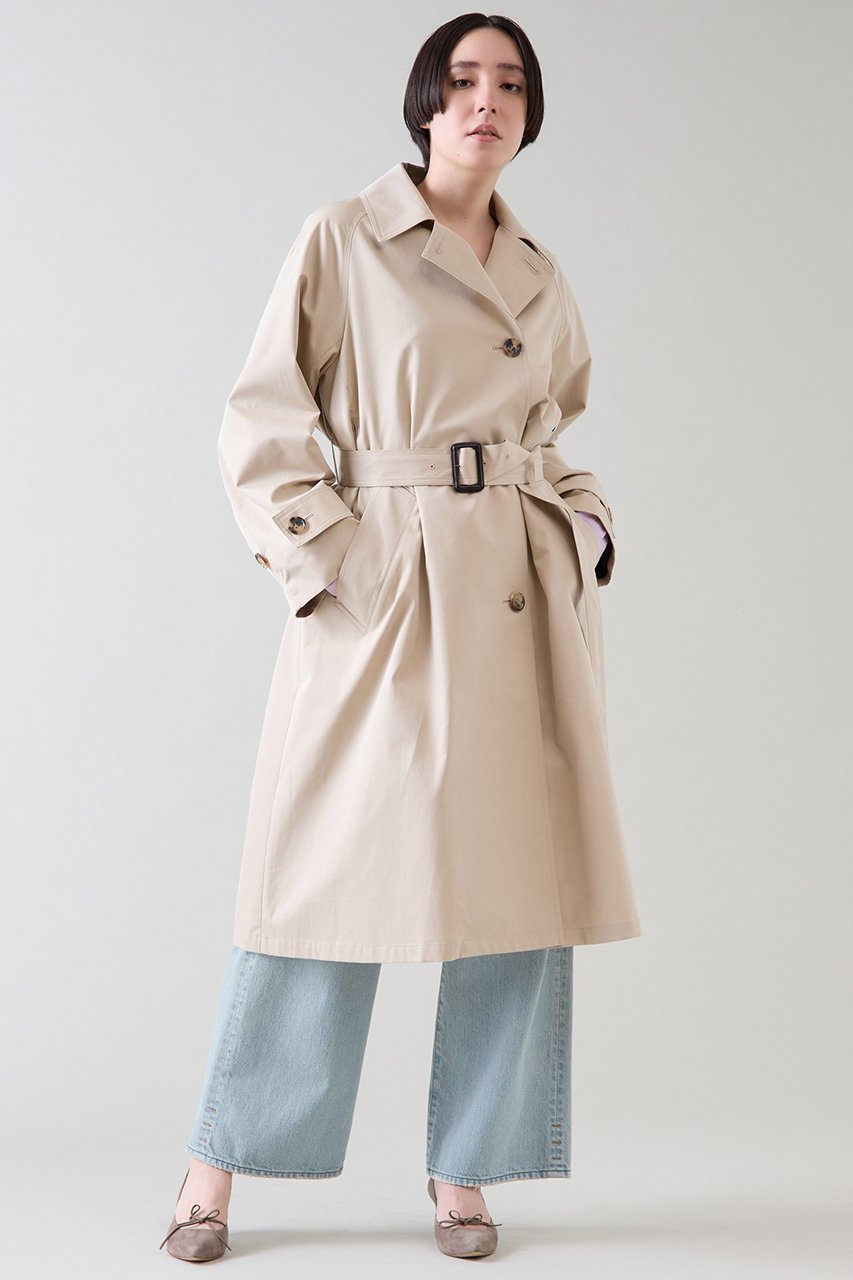 【マルティニーク/martinique】のRIOPELEトレンチコート 人気、トレンドファッション・服の通販 founy(ファニー) 　ファッション　Fashion　レディースファッション　Fashion for Women　アウター　Coat / Outerwear Collection　コート・ロングコート・ピーコート　Long Coats, Peacoats & More　トレンチコート / 春秋の定番アウター　Trench Coats　おすすめ　Recommended / Our Picks　コンパクト　Compact, Small Size　トレンチ　Trench, Trench Coat　ロング　Long, Long-Length　 other-1|ID: prp329100004326336 ipo3291000000032937902