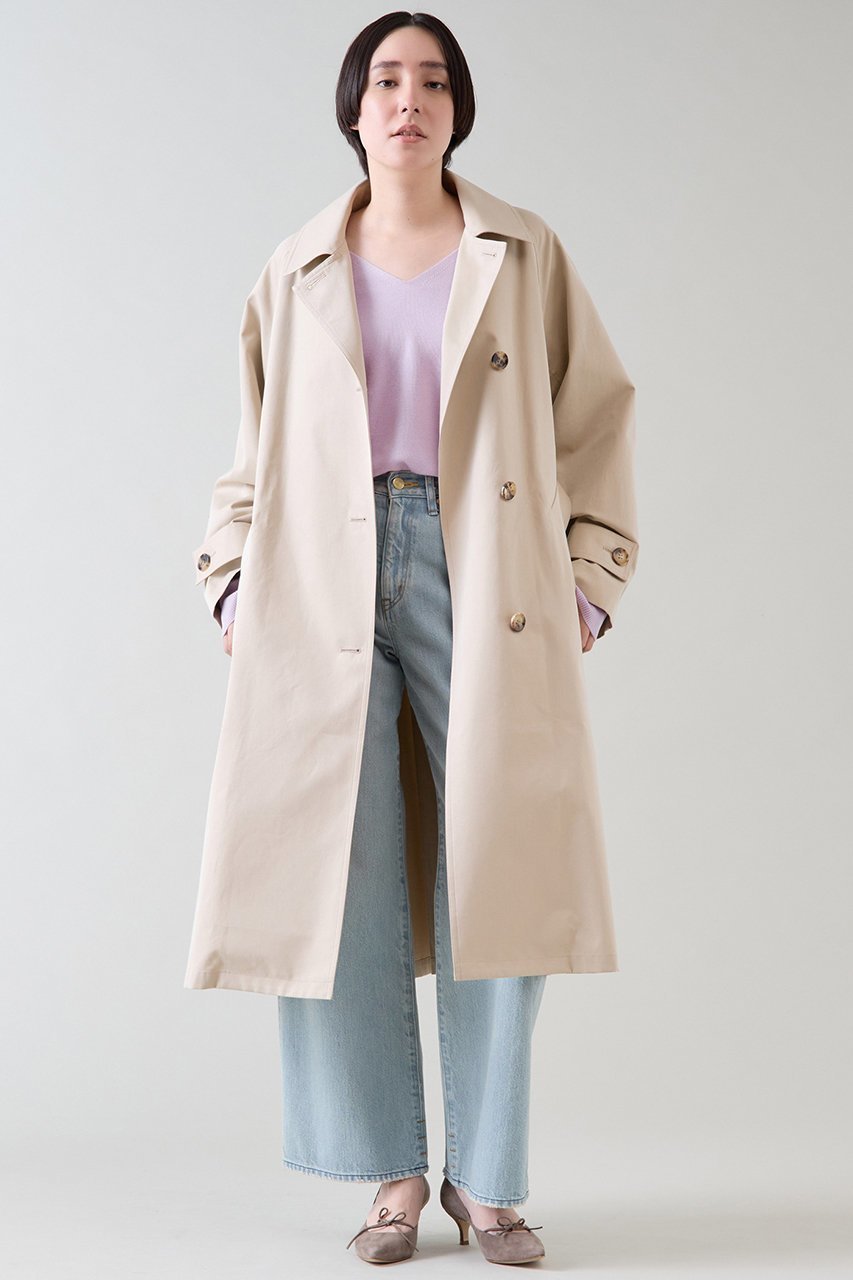 【マルティニーク/martinique】のRIOPELEトレンチコート 人気、トレンドファッション・服の通販 founy(ファニー) 　ファッション　Fashion　レディースファッション　Fashion for Women　アウター　Coat / Outerwear Collection　コート・ロングコート・ピーコート　Long Coats, Peacoats & More　トレンチコート / 春秋の定番アウター　Trench Coats　おすすめ　Recommended / Our Picks　コンパクト　Compact, Small Size　トレンチ　Trench, Trench Coat　ロング　Long, Long-Length　other-4|ID: prp329100004326336 ipo3291000000032937933