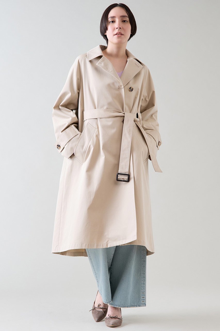 【マルティニーク/martinique】のRIOPELEトレンチコート 人気、トレンドファッション・服の通販 founy(ファニー) 　ファッション　Fashion　レディースファッション　Fashion for Women　アウター　Coat / Outerwear Collection　コート・ロングコート・ピーコート　Long Coats, Peacoats & More　トレンチコート / 春秋の定番アウター　Trench Coats　おすすめ　Recommended / Our Picks　コンパクト　Compact, Small Size　トレンチ　Trench, Trench Coat　ロング　Long, Long-Length　other-5|ID: prp329100004326336 ipo3291000000036549275