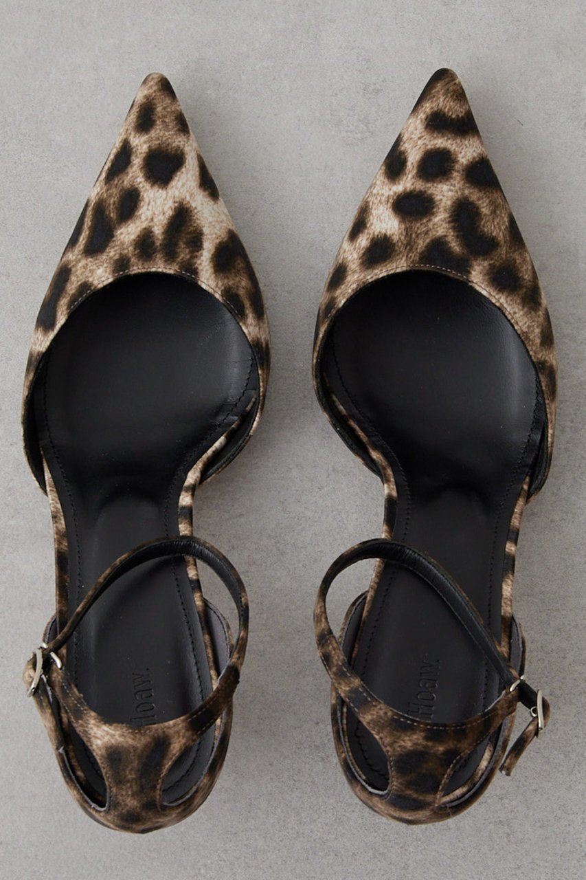 【ウィムガゼット/Whim Gazette】の【Hoaw.】レオパードポインテッドパンプス 人気、トレンドファッション・服の通販 founy(ファニー) 　ファッション　Fashion　レディースファッション　Fashion for Women　バッグ　Bags　アクセサリー　Fashion Accessories　アンクル　Ankle-Length Design　サテン　Satin, Glossy Fabric　シューズ　Shoes, Footwear　ストラップパンプス　Strap Pumps, Strappy Heels　ラップ　Wrap, Wrap Design　レオパード　Leopard, Animal Print　エレガント 上品　Elegant　other-4|ID: prp329100004326339 ipo3291000000035418130