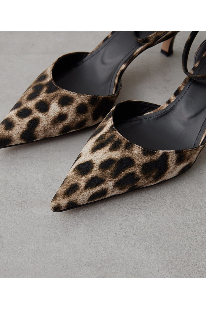 【ウィムガゼット/Whim Gazette】の【Hoaw.】レオパードポインテッドパンプス 人気、トレンドファッション・服の通販 founy(ファニー) 　ファッション　Fashion　レディースファッション　Fashion for Women　バッグ　Bags　アクセサリー　Fashion Accessories　アンクル　Ankle-Length Design　サテン　Satin, Glossy Fabric　シューズ　Shoes, Footwear　ストラップパンプス　Strap Pumps, Strappy Heels　ラップ　Wrap, Wrap Design　レオパード　Leopard, Animal Print　エレガント 上品　Elegant　other-8|ID: prp329100004326339 ipo3291000000035418134