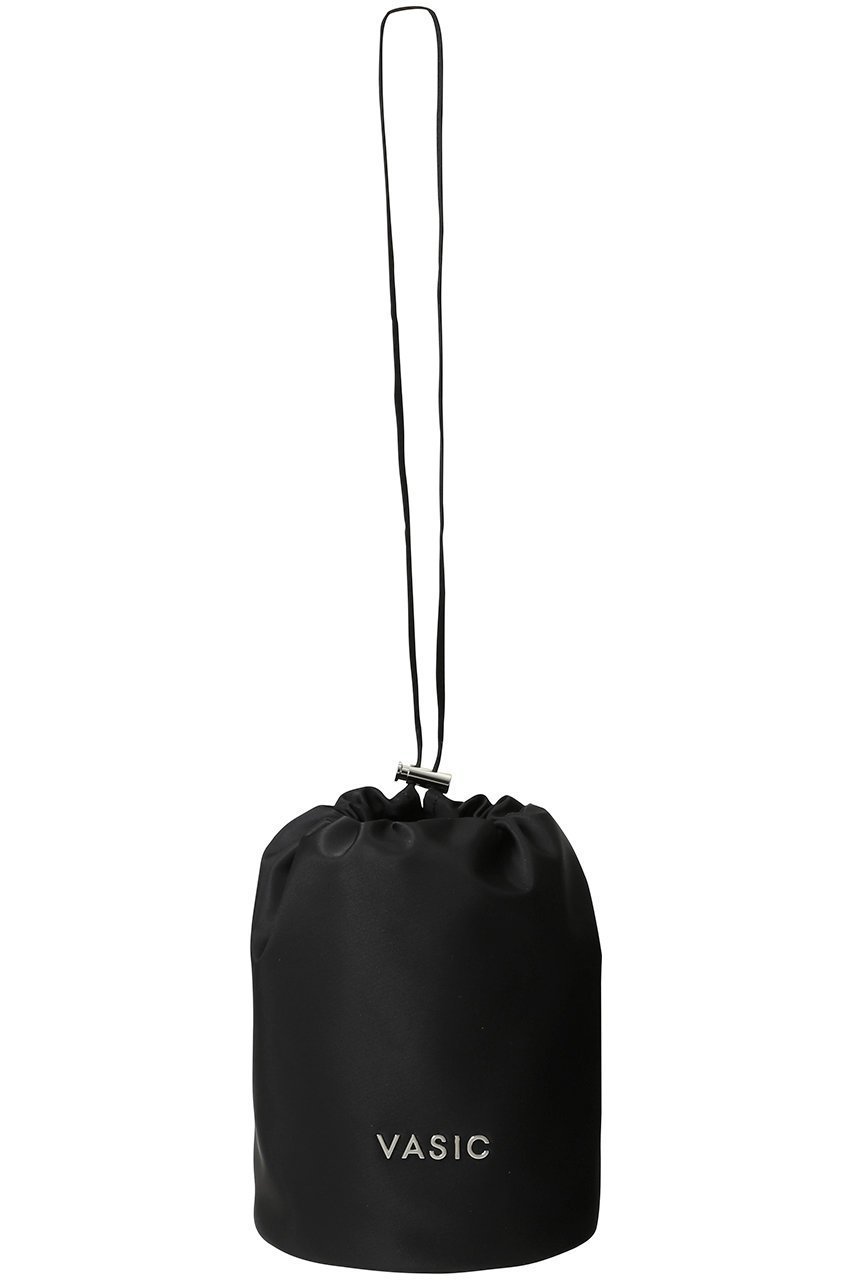 【ヴァジック/VASIC】のDay To Drawstring ナイロンポーチ インテリア・キッズ・メンズ・レディースファッション・服の通販 founy(ファニー) 　ファッション　Fashion　レディースファッション　Fashion for Women　ポーチ&ミニバッグ　Pouches & Mini Bags　バッグ　Bags　ポケット　Pocket, Pocket Detail　ポーチ　Pouch, Small Case　エレガント 上品　Elegant　巾着　Drawstring Bag, Kinchaku　ブラック|ID: prp329100004327293 ipo3291000000032787144