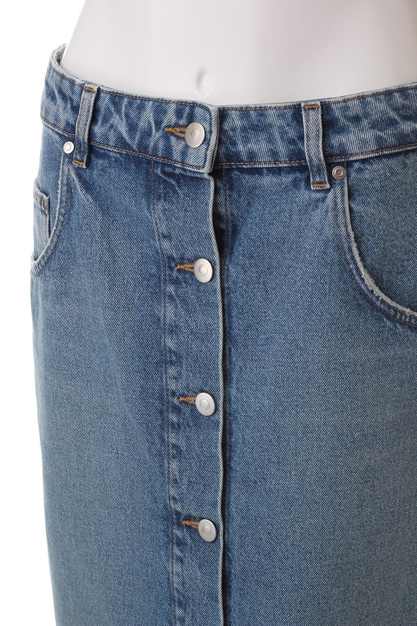 【ステラ マッカートニー/STELLA McCARTNEY】のチェーンポケットデニムスカート 人気、トレンドファッション・服の通販 founy(ファニー) 　ファッション　Fashion　レディースファッション　Fashion for Women　スカート　Skirts　デニムスカート・カジュアルスカート　Denim Skirts　おすすめ　Recommended / Our Picks　クラシカル　Classical, Vintage-Inspired　コンパクト　Compact, Small Size　シンプル　Simple, Minimal　スリット　Slit, Slit Detail　タートルネック　Turtleneck, High Neck　チェーン　Chain, Chain Strap　デニム　Denim, Jeans Material　フロント　Front, Front Design　ポケット　Pocket, Pocket Detail　other-5|ID: prp329100004328313 ipo3291000000032822539