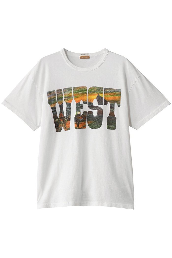 【マザー/MOTHER】のWEST プリントTシャツ(WST) インテリア・キッズ・メンズ・レディースファッション・服の通販 founy(ファニー) https://founy.com/ ファッション Fashion レディースファッション WOMEN トップス・カットソー Tops/Tshirt シャツ/ブラウス Shirts/Blouses ロング / Tシャツ T-Shirts カットソー Cut and Sewn ショート Short スリーブ Sleeve プリント Print |ID: prp329100004329603 ipo3291000000030053305