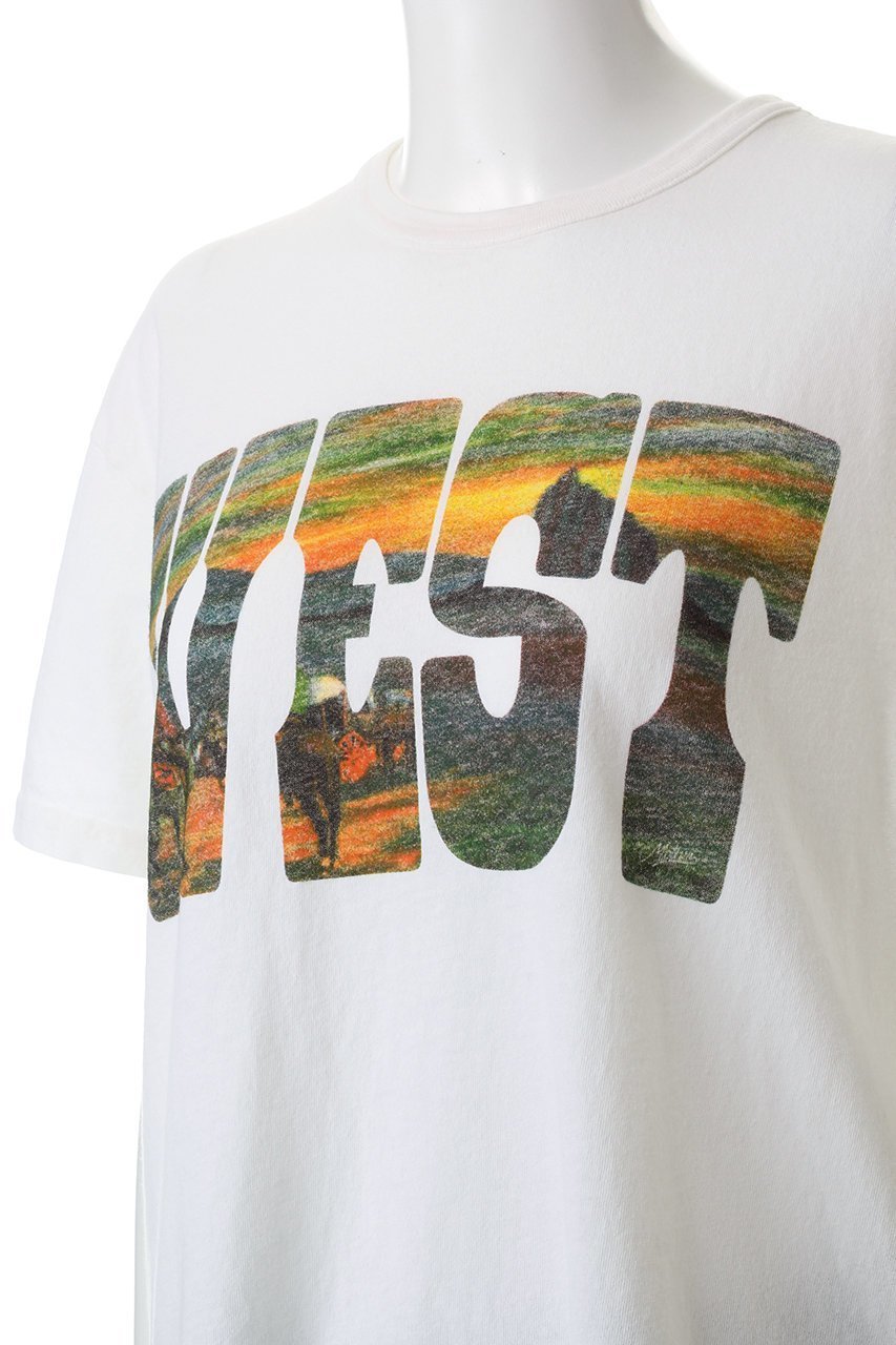 【マザー/MOTHER】のWEST プリントTシャツ(WST) 人気、トレンドファッション・服の通販 founy(ファニー) 　ファッション　Fashion　レディースファッション　Fashion for Women　トップス・カットソー　Cut & Sew Tops　シャツ・ブラウス・オフィスカジュアル　Elegant Blouses & Button-Ups　ロングTシャツ・Tシャツ　Longline T-Shirts & Tees　カットソー・ベーシックTシャツ　Cut-and-Sewn Tops / Stretch Tees & Basics　ショート　Short, Short Length　スリーブ　Sleeve, Long Sleeve / Short Sleeve　プリント　Print, Printed Pattern　other-5|ID: prp329100004329603 ipo3291000000032863226