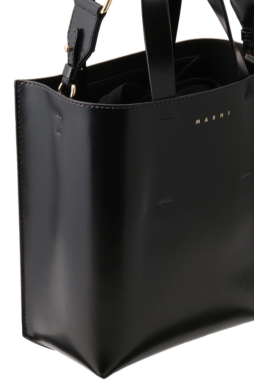 【マルニ/MARNI】のMUSEO MINI ロゴショルダー2wayトートバッグ 人気、トレンドファッション・服の通販 founy(ファニー) 　ファッション　Fashion　レディースファッション　WOMEN　バッグ　Bag　ショルダー　Shoulder　巾着　Purse　other-4|ID: prp329100004329611 ipo3291000000032049709