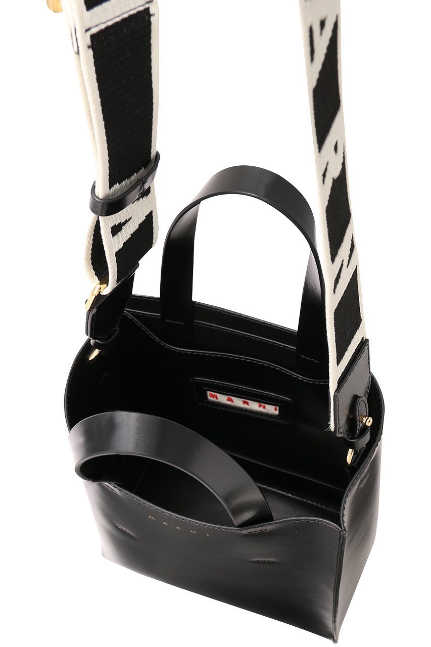 【マルニ/MARNI】のMUSEO MINI ロゴショルダー2wayトートバッグ 人気、トレンドファッション・服の通販 founy(ファニー) 　ファッション　Fashion　レディースファッション　WOMEN　バッグ　Bag　ショルダー　Shoulder　巾着　Purse　other-5|ID: prp329100004329611 ipo3291000000032049710