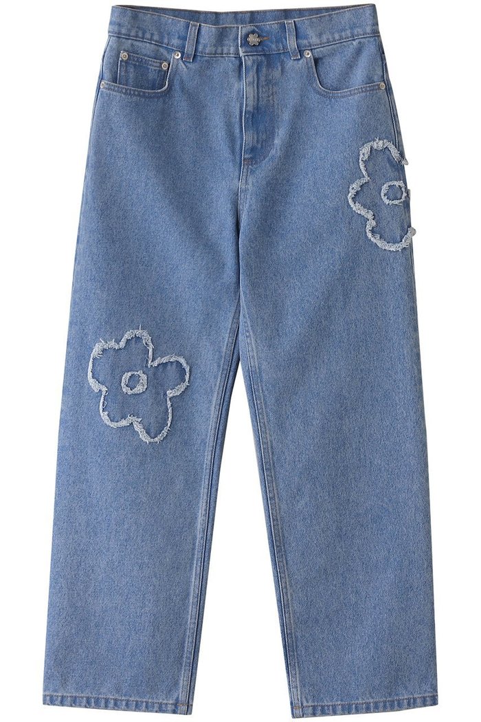 【マルニ/MARNI】のフラワーパッチ付きボーイフレンドジーンズ インテリア・キッズ・メンズ・レディースファッション・服の通販 founy(ファニー) https://founy.com/ ファッション Fashion レディースファッション WOMEN パンツ Pants デニムパンツ Denim Pants ジーンズ Jeans デニム Denim パッチ Patch フェミニン Feminine フラワー Flower リラックス Relax ワイド Wide |ID: prp329100004329613 ipo3291000000030053329