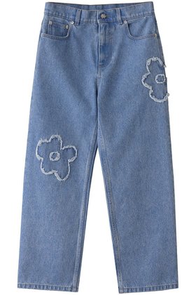 【マルニ/MARNI】のフラワーパッチ付きボーイフレンドジーンズ 人気、トレンドファッション・服の通販 founy(ファニー) ファッション Fashion レディースファッション Fashion for Women パンツ Pants & Trousers デニムパンツ・ジーンズ・美脚デニム Denim Jeans & Pants ジーンズ Jeans, Denim Pants デニム Denim, Jeans Material パッチ Patch, Appliqué フェミニン Feminine, Girly フラワー Flower, Floral リラックス Relax, Relaxed Fit ワイド Wide, Wide Fit |ID:prp329100004329613