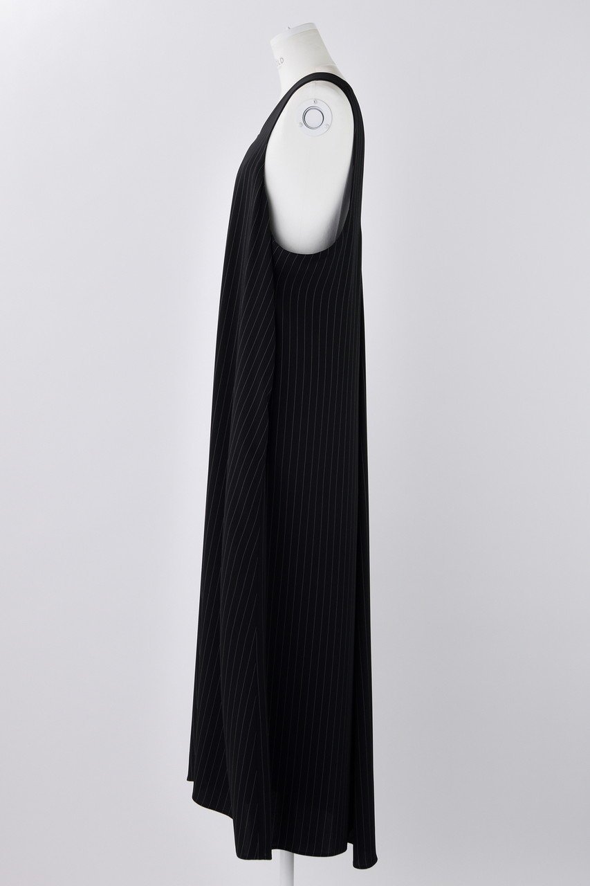 【エンフォルド/ENFOLD】のPEピンストライプ ワイドフレア DRS/ドレス・ワンピース 人気、トレンドファッション・服の通販 founy(ファニー) 　ファッション　Fashion　レディースファッション　Fashion for Women　ワンピース　Dresses　フォーマル・パーティードレス・結婚式用ドレス　Elegant & Casual Dresses　チュニック　Tunic Tops & Dresses　ストライプ　Stripe, Striped Pattern　チュニック　Tunic, Long Top　ドレス　Dress, One-Piece　フレア　Flare, Flared　ラグジュアリー　Luxury, Elegant　ロング　Long, Long-Length　ワイド　Wide, Wide Fit　other-2|ID: prp329100004335042 ipo3291000000032883435