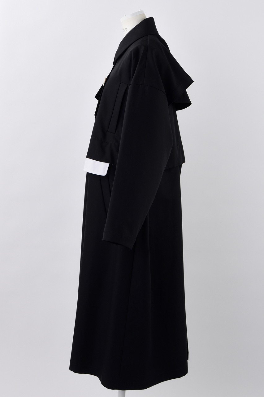 【エンフォルド/ENFOLD】のCOTTON DOUBLE 2way トレンチコート 人気、トレンドファッション・服の通販 founy(ファニー) 　ファッション　Fashion　レディースファッション　Fashion for Women　アウター　Coat / Outerwear Collection　コート・ロングコート・ピーコート　Long Coats, Peacoats & More　トレンチコート / 春秋の定番アウター　Trench Coats　おすすめ　Recommended / Our Picks　ショート　Short, Short Length　セットアップ　Set-Up, Coordinated Outfit　トレンチ　Trench, Trench Coat　フロント　Front, Front Design　ロング　Long, Long-Length　other-2|ID: prp329100004335047 ipo3291000000035824680