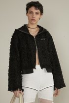 【プランク プロジェクト/PRANK PROJECT】のツイードフーディ / Tweed Hoodie BLK(ブラック)|ID: prp329100004335051 ipo3291000000035065227