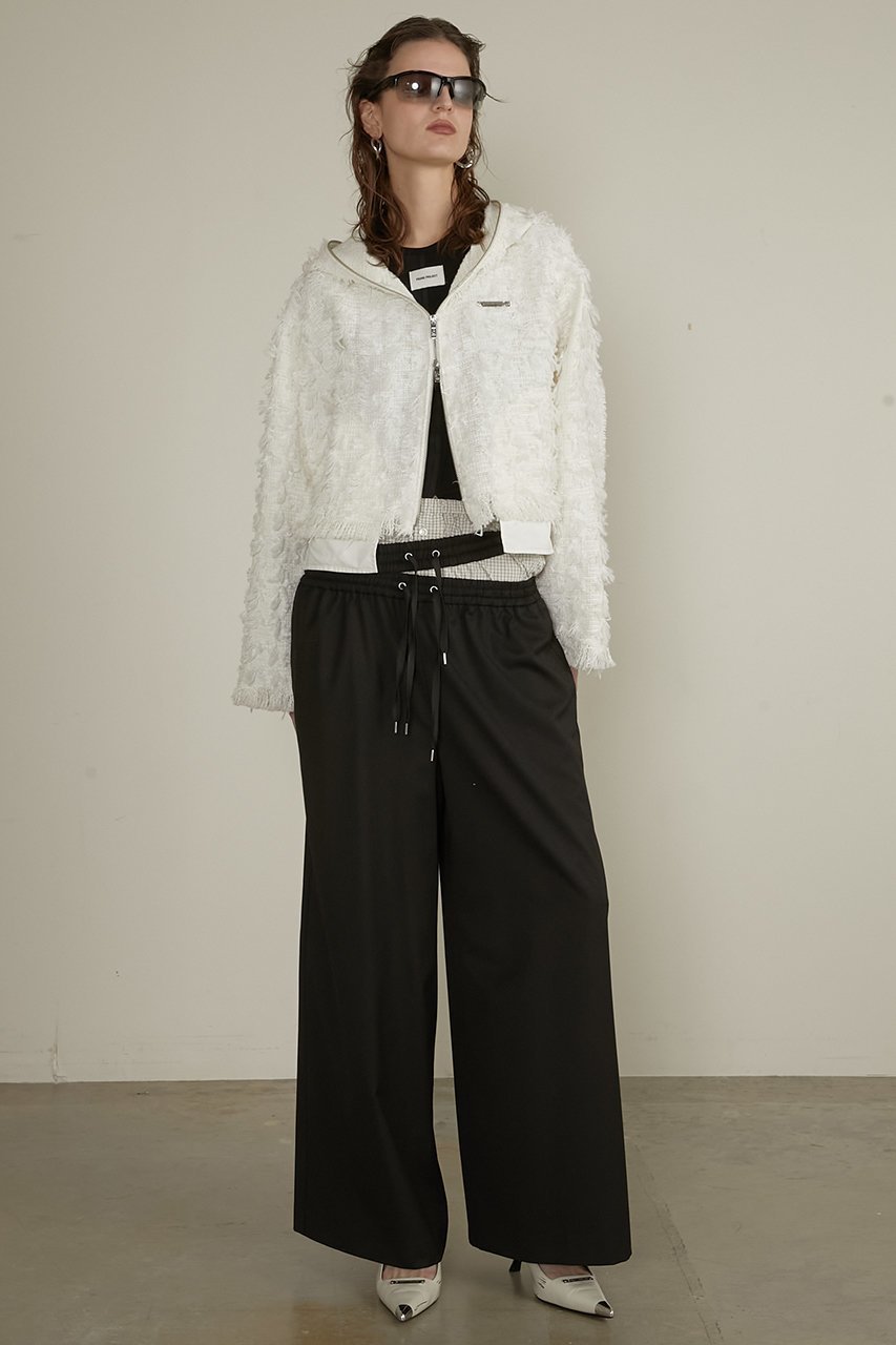 【プランク プロジェクト/PRANK PROJECT】のツイードフーディ / Tweed Hoodie 人気、トレンドファッション・服の通販 founy(ファニー) 　ファッション　Fashion　レディースファッション　Fashion for Women　アウター　Coat / Outerwear Collection　レディースジャケット・軽アウター　Jackets　ブルゾンジャケット・スポーティアウター　Blouson Jackets　おすすめ　Recommended / Our Picks　ジャケット　Jacket, Outerwear　ツイード／ツィード　Choker, Choker Necklace　デニム　Denim, Jeans Material　フリンジ　Fringe, Tassel　ブルゾン　Blouson, Bomber Jacket　ボトム　Bottoms, Lower Wear　other-3|ID: prp329100004335051 ipo3291000000035065230