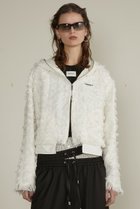 【プランク プロジェクト/PRANK PROJECT】のツイードフーディ / Tweed Hoodie WHT(ホワイト)|ID: prp329100004335051 ipo3291000000036029624