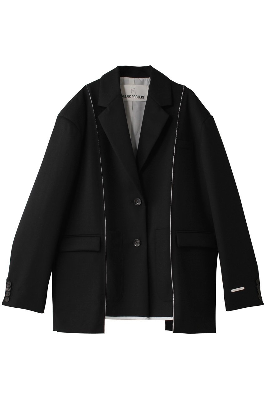【プランク プロジェクト/PRANK PROJECT】のカットアウトジャケット / Cut-out Jacket インテリア・キッズ・メンズ・レディースファッション・服の通販 founy(ファニー) ファッション Fashion レディースファッション Fashion for Women アウター Coat / Outerwear Collection レディースジャケット・軽アウター Jackets ジャケット Jacket, Outerwear セットアップ Set-Up, Coordinated Outfit ドレス Dress, One-Piece フェミニン Feminine, Girly マニッシュ Mannish, Boyish 羽織 Haori, Light Jacket BLK(ブラック)|ID: prp329100004335053 ipo3291000000035490677