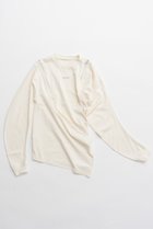 【プランク プロジェクト/PRANK PROJECT】のアシメドレープジップトップ / Asymmetric Drape Zip Top WHT(ホワイト)|ID:prp329100004335055