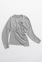 【プランク プロジェクト/PRANK PROJECT】のアシメドレープジップトップ / Asymmetric Drape Zip Top GRY(グレー)|ID: prp329100004335055 ipo3291000000032879709