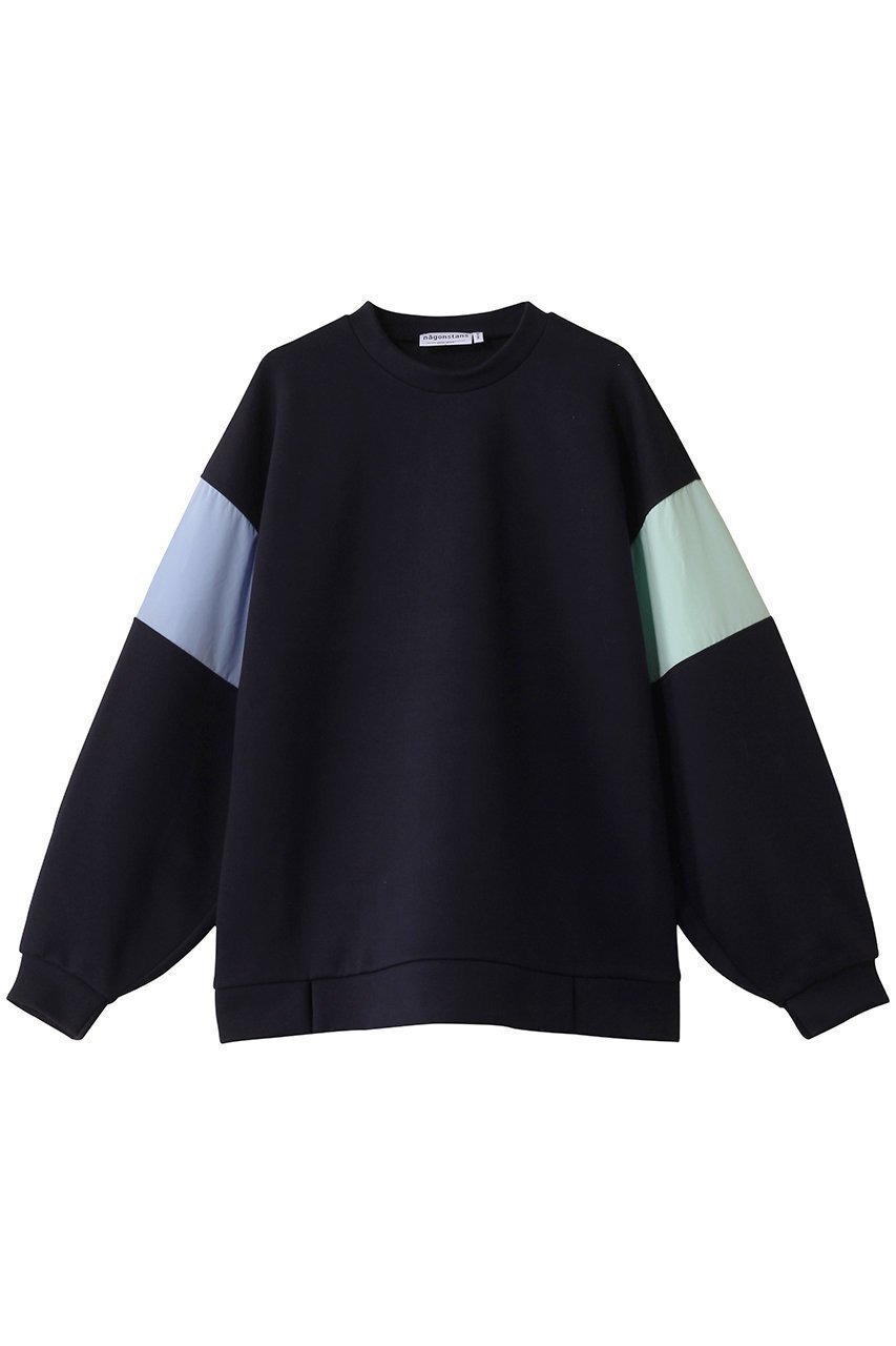【ナゴンスタンス/nagonstans】のダンボール Bi-color P.O/プルオーバー インテリア・キッズ・メンズ・レディースファッション・服の通販 founy(ファニー) 　ファッション　Fashion　レディースファッション　Fashion for Women　トップス・カットソー　Cut & Sew Tops　シャツ・ブラウス・オフィスカジュアル　Elegant Blouses & Button-Ups　レディースパーカー・カジュアルフーディー　Casual Hoodies & Sweatshirts　ロングTシャツ・Tシャツ　Longline T-Shirts & Tees　カジュアルプルオーバー・ニットトップス　Pullovers & Knit Tops / Casual Pullovers　スウェット・クルーネックトップス　Sweatshirts & Crewnecks / Relaxed Fit Sweat Tops　カットソー・ベーシックTシャツ　Cut-and-Sewn Tops / Stretch Tees & Basics　インナー　Innerwear　スリット　Slit, Slit Detail　Space|ID: prp329100004335059 ipo3291000000032884472