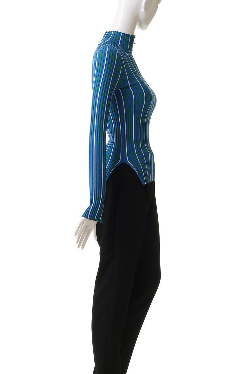 【ナゴンスタンス/nagonstans】のストライプZip P.O/プルオーバー 人気、トレンドファッション・服の通販 founy(ファニー) 　ファッション　Fashion　レディースファッション　Fashion for Women　トップス・カットソー　Cut & Sew Tops　シャツ・ブラウス・オフィスカジュアル　Elegant Blouses & Button-Ups　ロングTシャツ・Tシャツ　Longline T-Shirts & Tees　カジュアルプルオーバー・ニットトップス　Pullovers & Knit Tops / Casual Pullovers　カットソー・ベーシックTシャツ　Cut-and-Sewn Tops / Stretch Tees & Basics　スタンド　Stand Collar, Upright Stand　ストライプ　Stripe, Striped Pattern　スリーブ　Sleeve, Long Sleeve / Short Sleeve　ベーシック　Basic, Essential　ロング　Long, Long-Length　other-3|ID: prp329100004335061 ipo3291000000035933802