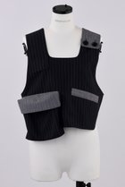 【ナゴンスタンス/nagonstans】の【1/15 12:00販売開始】ギャバストライプ Bib Vest/ベスト Space|ID:prp329100004335066