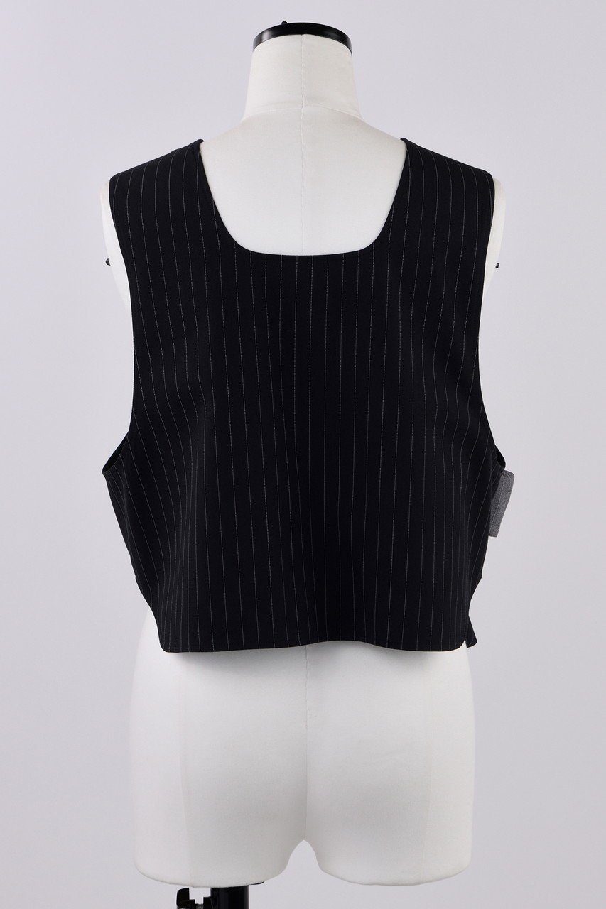 【ナゴンスタンス/nagonstans】のギャバストライプ Bib Vest/ベスト 人気、トレンドファッション・服の通販 founy(ファニー) 　ファッション　Fashion　レディースファッション　Fashion for Women　アウター　Coat / Outerwear Collection　レディースジャケット・軽アウター　Jackets　ジャケット　Jacket, Outerwear　ドレス　Dress, One-Piece　ベスト　Vest, Waistcoat　ポケット　Pocket, Pocket Detail　other-3|ID: prp329100004335066 ipo3291000000035825915