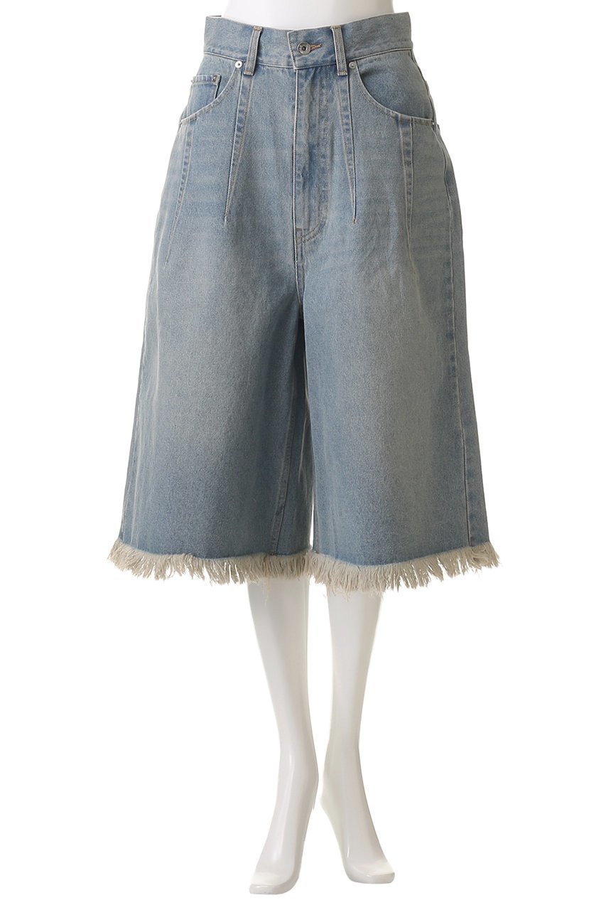 【プランク プロジェクト/PRANK PROJECT】のレースアップバックショーツ / Lace-Up Back Shorts 人気、トレンドファッション・服の通販 founy(ファニー) 　ファッション　Fashion　レディースファッション　Fashion for Women　パンツ　Pants & Trousers　ショートパンツ・ハーフパンツ　High-Waisted & Relaxed Shorts　バッグ　Bags　ショーツ　Shorts, Short Pants　ショート　Short, Short Length　デニム　Denim, Jeans Material　フロント　Front, Front Design　ブリーチ　Bleach, Washed Finish　レース　Lace, Lace Fabric　人気　Popular, Best Seller　other-2|ID: prp329100004335070 ipo3291000000034423103