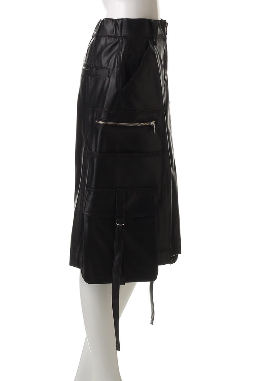 【プランク プロジェクト/PRANK PROJECT】のレザーカーゴショーツ / Leather Cargo Shorts 人気、トレンドファッション・服の通販 founy(ファニー) 　ファッション　Fashion　レディースファッション　Fashion for Women　パンツ　Pants & Trousers　ショートパンツ・ハーフパンツ　High-Waisted & Relaxed Shorts　ショート　Short, Short Length　ジップ　Zip, Zipper　ソックス　Socks, Hosiery　メタル　Metal, Metal Parts　リアル　Real, Realistic　リラックス　Relax, Relaxed Fit　ロング　Long, Long-Length　other-3|ID: prp329100004335072 ipo3291000000032908173