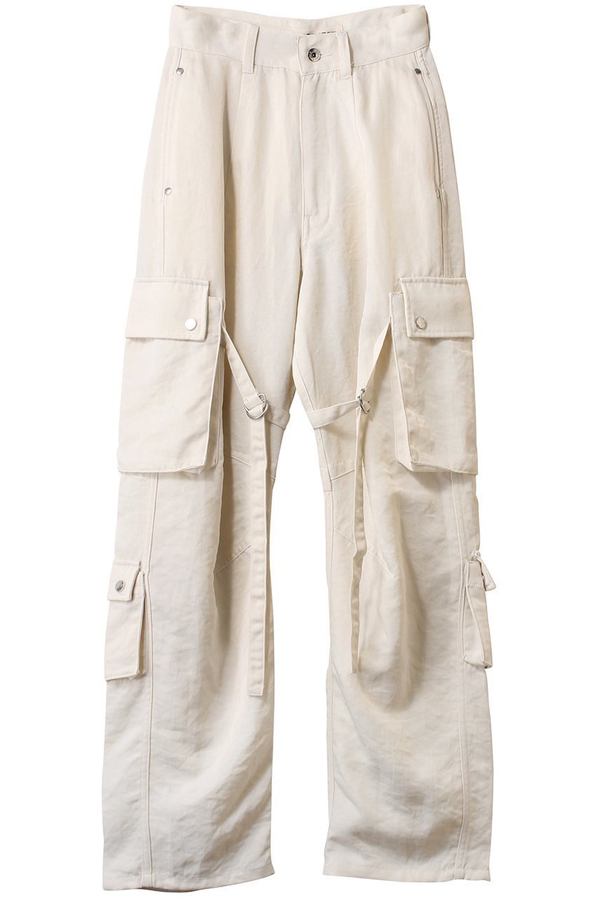【プランク プロジェクト/PRANK PROJECT】のバレルレッグカーゴパンツ / Barrel Leg Cargo Pants インテリア・キッズ・メンズ・レディースファッション・服の通販 founy(ファニー) 　ファッション　Fashion　レディースファッション　Fashion for Women　パンツ　Pants & Trousers　ユニセックス　Unisex, Genderless　カーゴパンツ　Cargo Pants, Utility Pants　テーパード　Tapered, Tapered Pants　トレンド　Trend, Trending Now　フォルム　Silhouette, Form　フロント　Front, Front Design　ポケット　Pocket, Pocket Detail　ラップ　Wrap, Wrap Design　WHT(ホワイト)|ID: prp329100004335073 ipo3291000000035769366