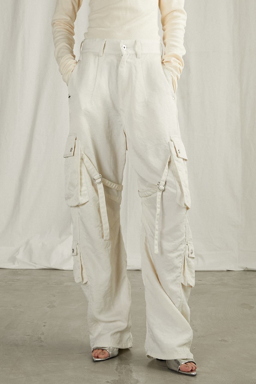 【プランク プロジェクト/PRANK PROJECT】のバレルレッグカーゴパンツ / Barrel Leg Cargo Pants 人気、トレンドファッション・服の通販 founy(ファニー) 　ファッション　Fashion　レディースファッション　Fashion for Women　パンツ　Pants & Trousers　ユニセックス　Unisex, Genderless　カーゴパンツ　Cargo Pants, Utility Pants　テーパード　Tapered, Tapered Pants　トレンド　Trend, Trending Now　フォルム　Silhouette, Form　フロント　Front, Front Design　ポケット　Pocket, Pocket Detail　ラップ　Wrap, Wrap Design　other-8|ID: prp329100004335073 ipo3291000000035769379