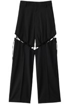 【プランク プロジェクト/PRANK PROJECT】のレースアップテーラードパンツ / Lace-Up Tailored Pants 人気、トレンドファッション・服の通販 founy(ファニー) ファッション Fashion レディースファッション Fashion for Women パンツ Pants & Trousers おすすめ Recommended / Our Picks インナー Innerwear ストライプ Stripe, Striped Pattern ストレッチ Stretch, Stretchy Fabric スラックス Slacks, Dress Pants スリム Slim, Slim Fit セットアップ Set-Up, Coordinated Outfit センター Center, Center Line タイツ Tights, Legwear レース Lace, Lace Fabric 無地 Plain, Solid Color thumbnail BLK(ブラック)|ID: prp329100004335075 ipo3291000000035055367