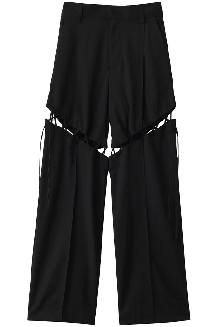 【プランク プロジェクト/PRANK PROJECT】のレースアップテーラードパンツ / Lace-Up Tailored Pants インテリア・キッズ・メンズ・レディースファッション・服の通販 founy(ファニー) https://founy.com/ ファッション Fashion レディースファッション Fashion for Women パンツ Pants & Trousers おすすめ Recommended / Our Picks インナー Innerwear ストライプ Stripe, Striped Pattern ストレッチ Stretch, Stretchy Fabric スラックス Slacks, Dress Pants スリム Slim, Slim Fit セットアップ Set-Up, Coordinated Outfit センター Center, Center Line タイツ Tights, Legwear レース Lace, Lace Fabric 無地 Plain, Solid Color |ID: prp329100004335075 ipo3291000000035637535