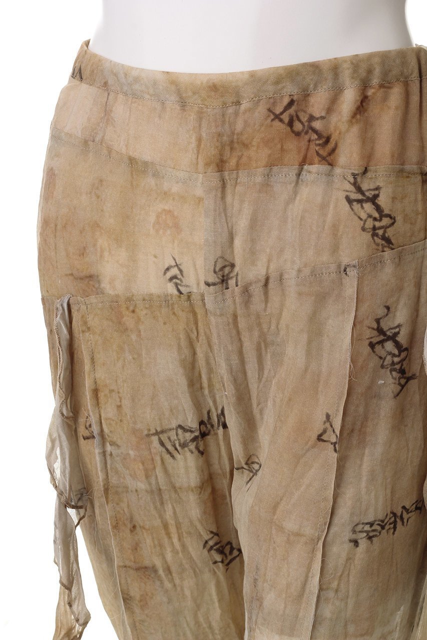 【プランク プロジェクト/PRANK PROJECT】のアンティークプリントフレアパンツ / Antique Print Flare Pants 人気、トレンドファッション・服の通販 founy(ファニー) 　ファッション　Fashion　レディースファッション　Fashion for Women　パンツ　Pants & Trousers　おすすめ　Recommended / Our Picks　アンティーク　Antique-Inspired　キュプラ　Cupro, Eco Fabric　コンパクト　Compact, Small Size　シアー　Sheer, See-Through　シンプル　Simple, Minimal　セットアップ　Set-Up, Coordinated Outfit　フラワー　Flower, Floral　プリント　Print, Printed Pattern　ラッフル　Ruffle, Frill　ランダム　Random, Irregular　切替　Switching, Contrast Panel　夏　Summer　春　Spring　S/S・春夏　SS, Spring/Summer, Warm Season　other-5|ID: prp329100004335077 ipo3291000000032913729