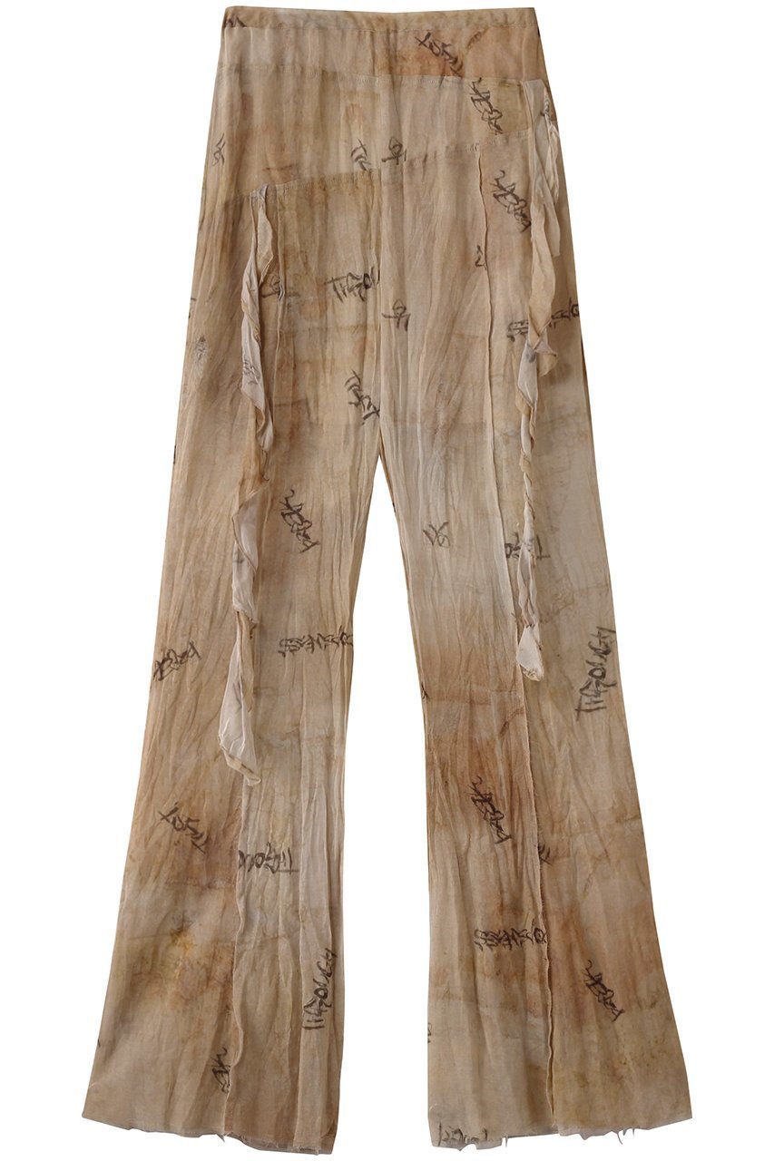 【プランク プロジェクト/PRANK PROJECT】のアンティークプリントフレアパンツ / Antique Print Flare Pants インテリア・キッズ・メンズ・レディースファッション・服の通販 founy(ファニー) ファッション Fashion レディースファッション Fashion for Women パンツ Pants & Trousers おすすめ Recommended / Our Picks アンティーク Antique-Inspired キュプラ Cupro, Eco Fabric コンパクト Compact, Small Size シアー Sheer, See-Through シンプル Simple, Minimal セットアップ Set-Up, Coordinated Outfit フラワー Flower, Floral プリント Print, Printed Pattern ラッフル Ruffle, Frill ランダム Random, Irregular 切替 Switching, Contrast Panel 夏 Summer 春 Spring S/S・春夏 SS, Spring/Summer, Warm Season MLT(マルチカラー)|ID: prp329100004335077 ipo3291000000035055358