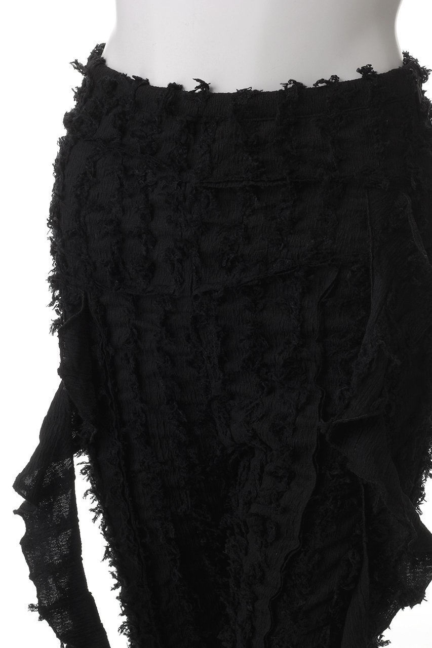 【プランク プロジェクト/PRANK PROJECT】のフリンジジャガードフレアパンツ / Fringe Jacquard Flare Pants 人気、トレンドファッション・服の通販 founy(ファニー) 　ファッション　Fashion　レディースファッション　Fashion for Women　パンツ　Pants & Trousers　コンパクト　Compact, Small Size　シャーリング　Shirring, Ruched　シンプル　Simple, Minimal　フリンジ　Fringe, Tassel　ラッフル　Ruffle, Frill　ランダム　Random, Irregular　切替　Switching, Contrast Panel　other-5|ID: prp329100004335078 ipo3291000000035896852