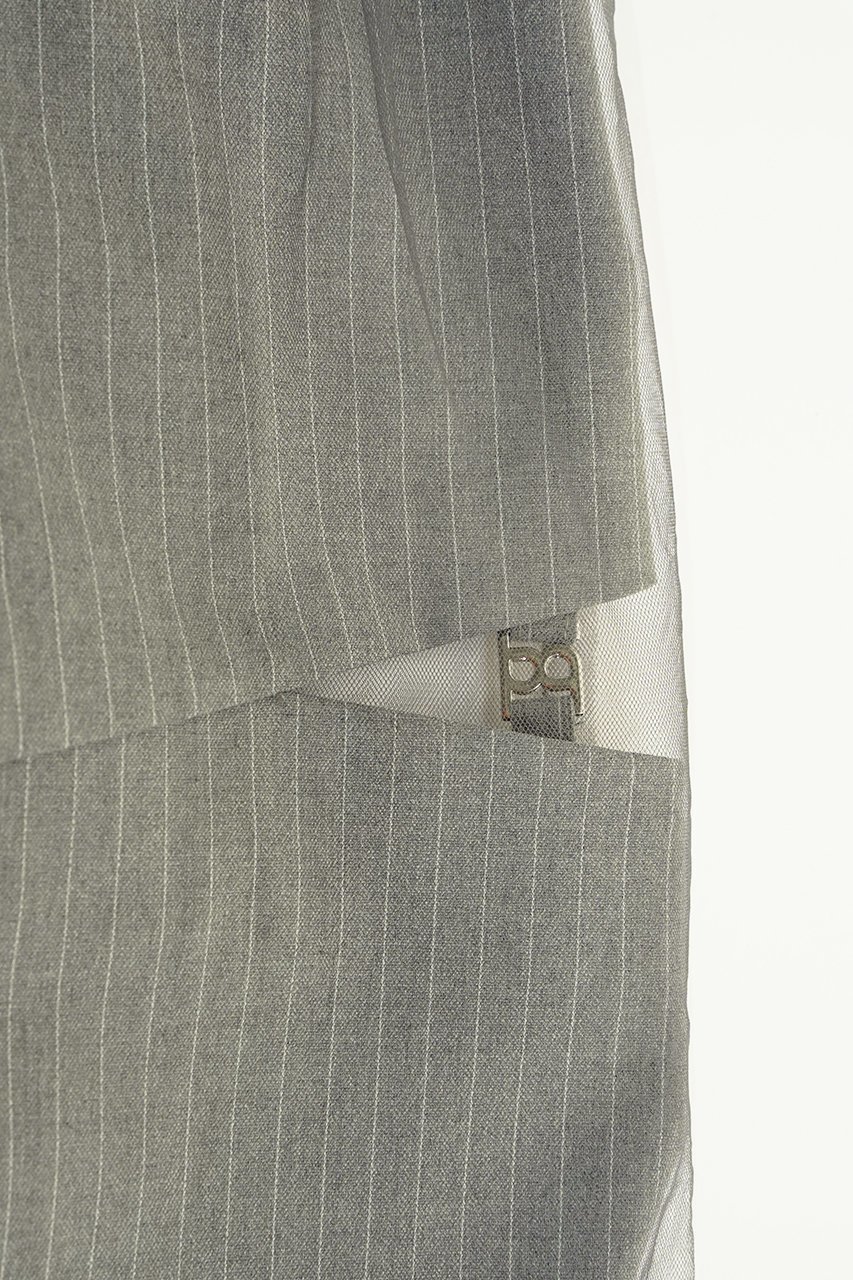 【プランク プロジェクト/PRANK PROJECT】のチュールレイヤードスラックス / Tulle Layered Slacks 人気、トレンドファッション・服の通販 founy(ファニー) 　ファッション　Fashion　レディースファッション　Fashion for Women　パンツ　Pants & Trousers　おすすめ　Recommended / Our Picks　ギャザー　Gathered, Ruffled　ジャケット　Jacket, Outerwear　スラックス　Slacks, Dress Pants　セットアップ　Set-Up, Coordinated Outfit　チュール　Tulip, Tulip Motif　フレア　Flare, Flared　ボトム　Bottoms, Lower Wear　ポケット　Pocket, Pocket Detail　マニッシュ　Mannish, Boyish　other-8|ID: prp329100004335079 ipo3291000000032909371