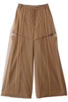 【プランク プロジェクト/PRANK PROJECT】のチュールレイヤードスラックス / Tulle Layered Slacks BGE(ベージュ)|ID: prp329100004335079 ipo3291000000035469230