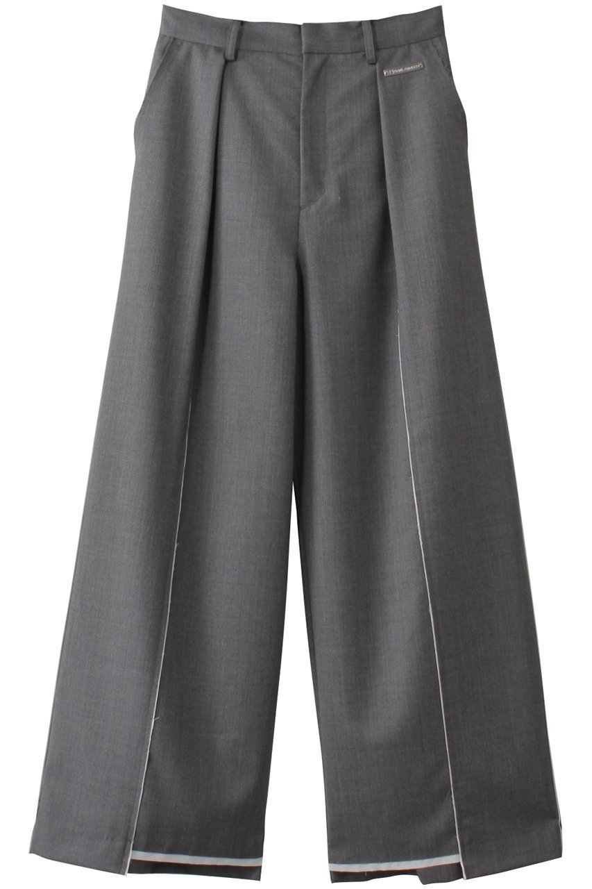 【プランク プロジェクト/PRANK PROJECT】のカットアウトパンツ / Cut-out Pants インテリア・キッズ・メンズ・レディースファッション・服の通販 founy(ファニー) 　ファッション　Fashion　レディースファッション　Fashion for Women　パンツ　Pants & Trousers　カットオフ　Cut-Off Design　スラックス　Slacks, Dress Pants　セットアップ　Set-Up, Coordinated Outfit　フェミニン　Feminine, Girly　ワイド　Wide, Wide Fit　GRY(グレー)|ID: prp329100004335080 ipo3291000000036100065