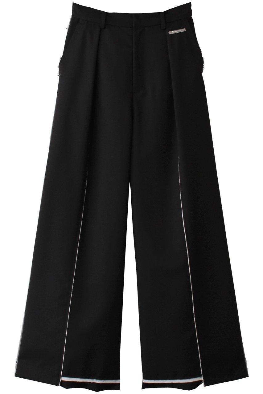 【プランク プロジェクト/PRANK PROJECT】のカットアウトパンツ / Cut-out Pants インテリア・キッズ・メンズ・レディースファッション・服の通販 founy(ファニー) 　ファッション　Fashion　レディースファッション　Fashion for Women　パンツ　Pants & Trousers　カットオフ　Cut-Off Design　スラックス　Slacks, Dress Pants　セットアップ　Set-Up, Coordinated Outfit　フェミニン　Feminine, Girly　ワイド　Wide, Wide Fit　BLK(ブラック)|ID: prp329100004335080 ipo3291000000036761707