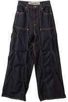 【プランク プロジェクト/PRANK PROJECT】のスタッズデニムパンツ / Studs Denim Pants NVY(ネイビー)|ID: prp329100004335081 ipo3291000000036078353