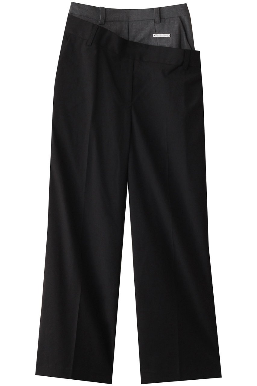 【プランク プロジェクト/PRANK PROJECT】のダブルレイヤードパンツ / Double Layered Pants 人気、トレンドファッション・服の通販 founy(ファニー) ファッション Fashion レディースファッション Fashion for Women パンツ Pants & Trousers ウォッシャブル Machine Washable シンプル Simple, Minimal スラックス Slacks, Dress Pants ドローストリング Drawstring, Pull Cord other-1|ID: prp329100004335082 ipo3291000000034423070