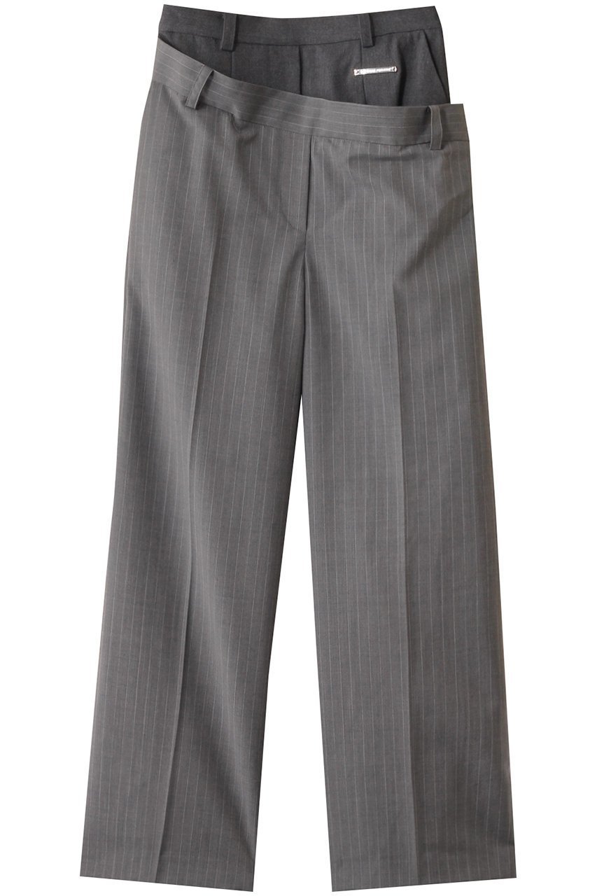 【プランク プロジェクト/PRANK PROJECT】のダブルレイヤードパンツ / Double Layered Pants インテリア・キッズ・メンズ・レディースファッション・服の通販 founy(ファニー) ファッション Fashion レディースファッション Fashion for Women パンツ Pants & Trousers ウォッシャブル Machine Washable シンプル Simple, Minimal スラックス Slacks, Dress Pants ドローストリング Drawstring, Pull Cord GRY(グレー)|ID: prp329100004335082 ipo3291000000034423072