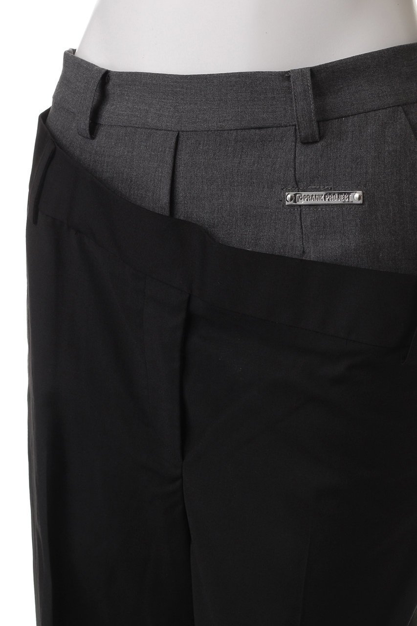 【プランク プロジェクト/PRANK PROJECT】のダブルレイヤードパンツ / Double Layered Pants 人気、トレンドファッション・服の通販 founy(ファニー) ファッション Fashion レディースファッション Fashion for Women パンツ Pants & Trousers ウォッシャブル Machine Washable シンプル Simple, Minimal スラックス Slacks, Dress Pants ドローストリング Drawstring, Pull Cord other-5|ID: prp329100004335082 ipo3291000000034423076
