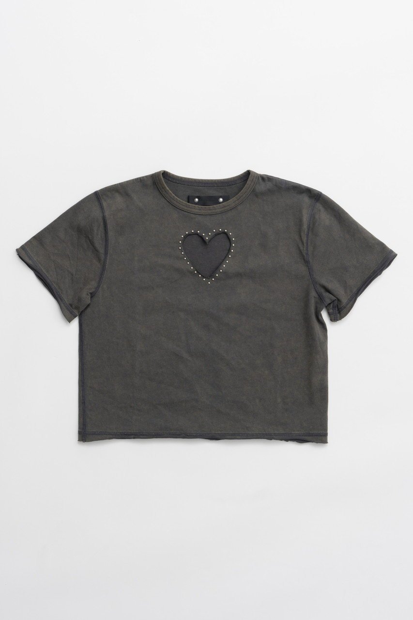 【プランク プロジェクト/PRANK PROJECT】のハートスタッズTEE / Heart Stud Tee 人気、トレンドファッション・服の通販 founy(ファニー) 　ファッション　Fashion　レディースファッション　WOMEN　トップス・カットソー　Tops/Tshirt　キャミソール / ノースリーブ　No Sleeves　シャツ/ブラウス　Shirts/Blouses　ロング / Tシャツ　T-Shirts　カットソー　Cut and Sewn　2025年　2025　2025春夏・S/S　Ss,Spring/Summer,2025　インナー　Inner　キャミソール　Camisole　コンパクト　Compact　ジャケット　Jacket　スタッズ　Studs　タンク　Tank　夏　Summer　春　Spring　S/S・春夏　Ss・Spring/Summer　 other-1|ID: prp329100004335083 ipo3291000000030113981