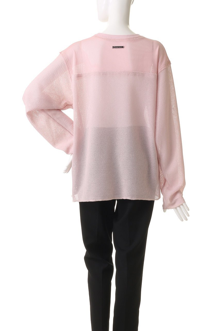 【プランク プロジェクト/PRANK PROJECT】のメッシュプリントトップス / Mesh Print Top 人気、トレンドファッション・服の通販 founy(ファニー) 　ファッション　Fashion　レディースファッション　Fashion for Women　トップス・カットソー　Cut & Sew Tops　シャツ・ブラウス・オフィスカジュアル　Elegant Blouses & Button-Ups　ロングTシャツ・Tシャツ　Longline T-Shirts & Tees　カットソー・ベーシックTシャツ　Cut-and-Sewn Tops / Stretch Tees & Basics　カットソー　Cut and Sewn Top　グラフィック　Graphic, Graphic Design　コンビ　Combo, Combination Style　スポーティ　Sporty, Casual Athletic　スリーブ　Sleeve, Long Sleeve / Short Sleeve　プリント　Print, Printed Pattern　ボトム　Bottoms, Lower Wear　メッシュ　Mesh, Net Fabric　ヨーク　Yoke, Yoke Design　ランダム　Random, Irregular　ロング　Long, Long-Length　other-4|ID: prp329100004335084 ipo3291000000032875907