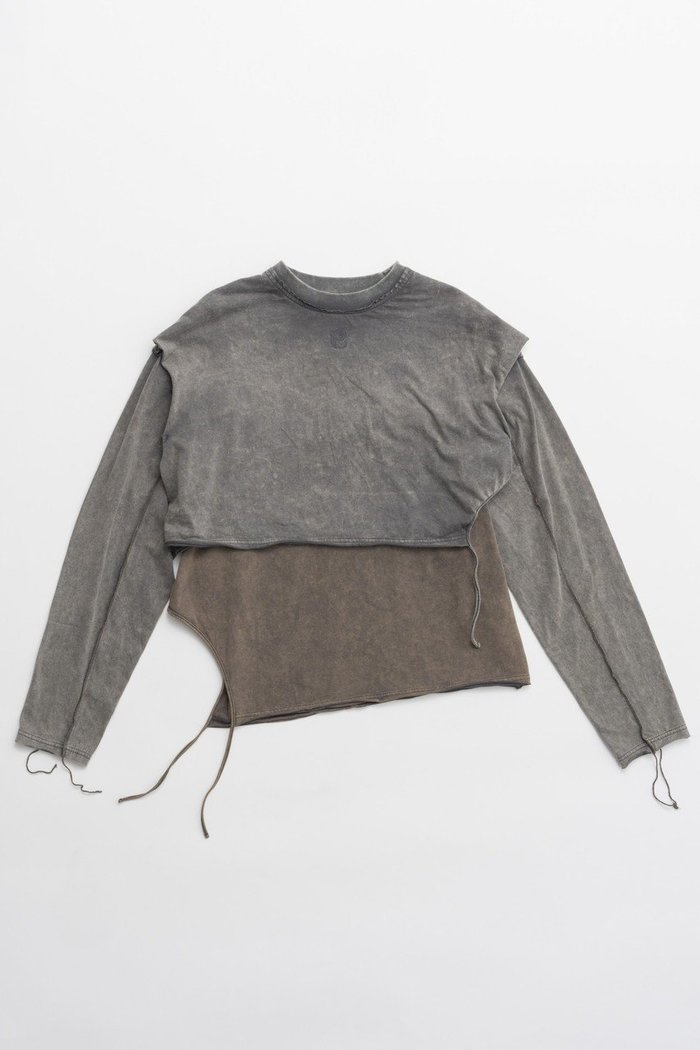 【プランク プロジェクト/PRANK PROJECT】のレイヤードロングスリーブTEE / Layered Long Sleeve Tee インテリア・キッズ・メンズ・レディースファッション・服の通販 founy(ファニー) https://founy.com/ ファッション Fashion レディースファッション WOMEN トップス・カットソー Tops/Tshirt シャツ/ブラウス Shirts/Blouses ロング / Tシャツ T-Shirts カットソー Cut and Sewn おすすめ Recommend カットソー Cut And Sew スリーブ Sleeve ノースリーブ No Sleeve ブリーチ Bleach ロング Long ワイド Wide |ID: prp329100004335085 ipo3291000000030113989