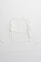 【プランク プロジェクト/PRANK PROJECT】のレイヤードロングスリーブTEE / Layered Long Sleeve Tee WHT(ホワイト)|ID:prp329100004335085