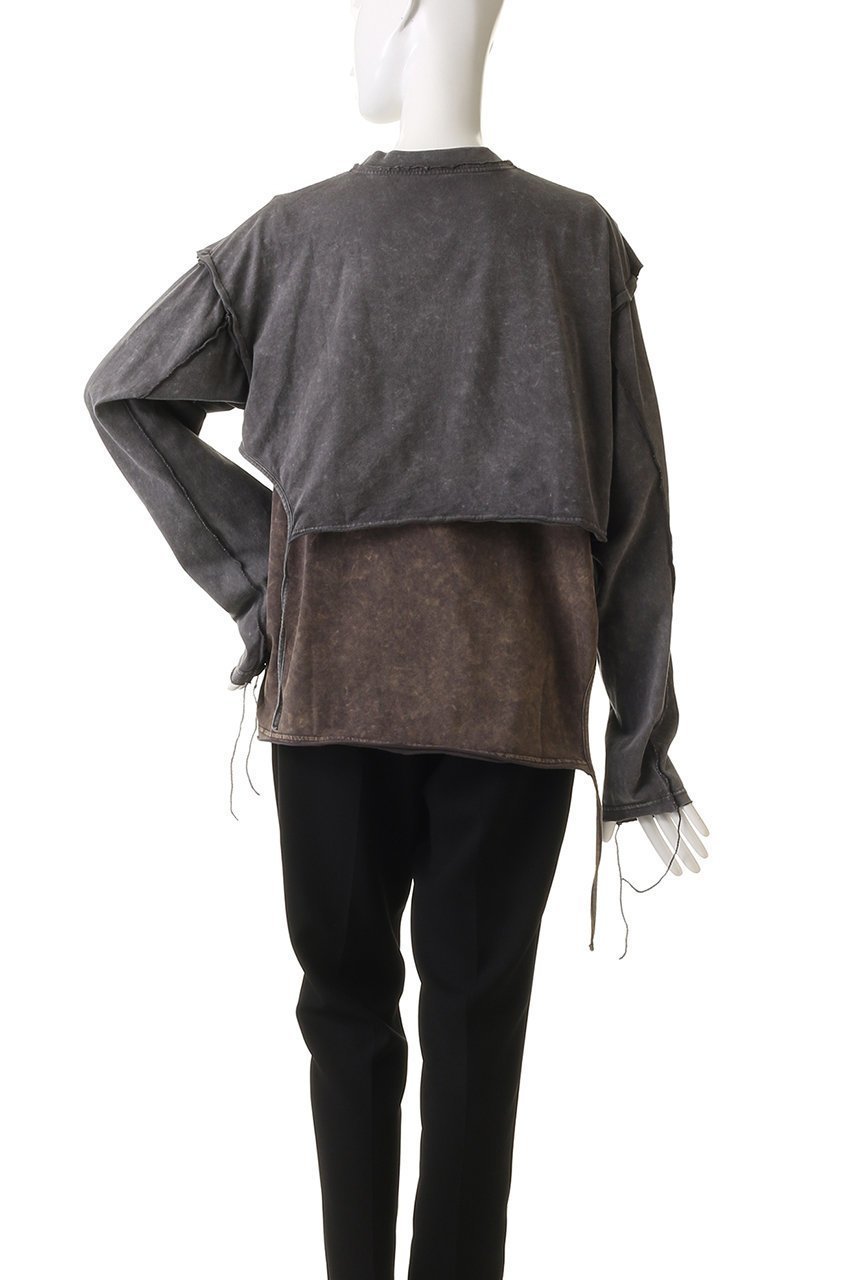 【プランク プロジェクト/PRANK PROJECT】のレイヤードロングスリーブTEE / Layered Long Sleeve Tee 人気、トレンドファッション・服の通販 founy(ファニー) 　ファッション　Fashion　レディースファッション　WOMEN　トップス・カットソー　Tops/Tshirt　シャツ/ブラウス　Shirts/Blouses　ロング / Tシャツ　T-Shirts　カットソー　Cut and Sewn　おすすめ　Recommend　カットソー　Cut And Sew　スリーブ　Sleeve　ノースリーブ　No Sleeve　ブリーチ　Bleach　ロング　Long　ワイド　Wide　other-4|ID: prp329100004335085 ipo3291000000031360101