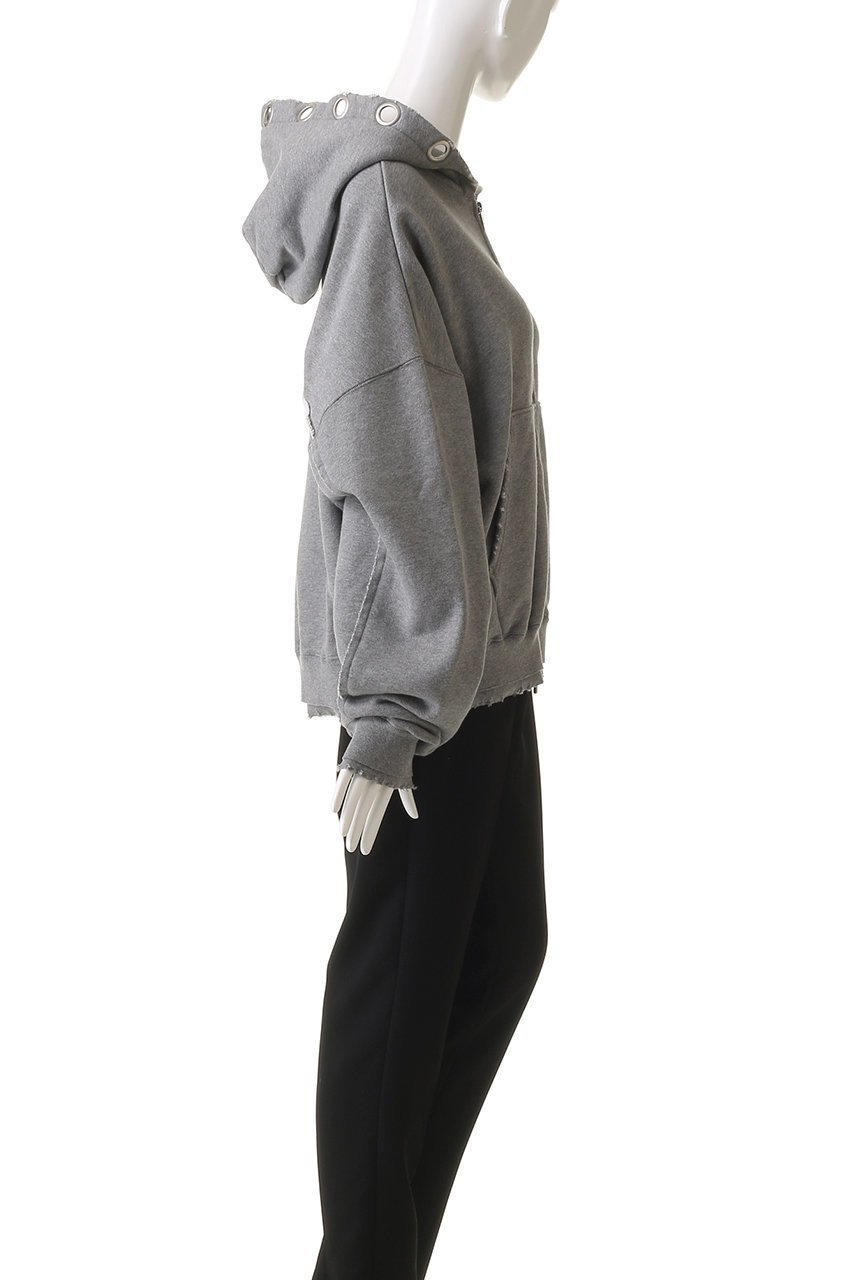 【プランク プロジェクト/PRANK PROJECT】のアイレットフーディパーカー / Eyelet Hoodie 人気、トレンドファッション・服の通販 founy(ファニー) 　ファッション　Fashion　レディースファッション　WOMEN　トップス・カットソー　Tops/Tshirt　シャツ/ブラウス　Shirts/Blouses　パーカ　Sweats　ロング / Tシャツ　T-Shirts　スウェット　Sweat　カットソー　Cut and Sewn　アイレット　Eyelet　ヴィンテージ　Vintage　クラッシュ　Crash　シアー　Sheer　ダブル　Double　ボトム　Bottom　ポケット　Pocket　おすすめ　Recommend　other-3|ID: prp329100004335086 ipo3291000000031360110