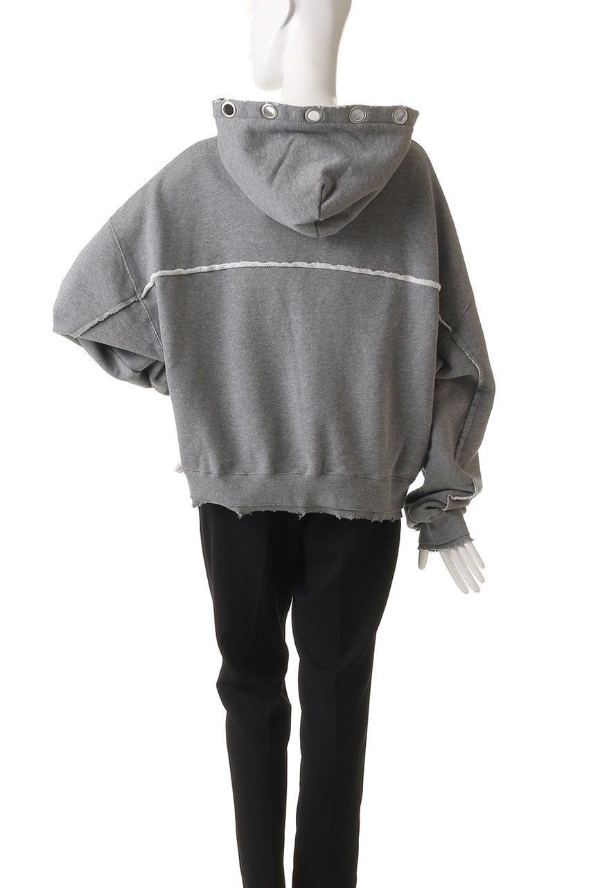 【プランク プロジェクト/PRANK PROJECT】のアイレットフーディパーカー / Eyelet Hoodie 人気、トレンドファッション・服の通販 founy(ファニー) 　ファッション　Fashion　レディースファッション　WOMEN　トップス・カットソー　Tops/Tshirt　シャツ/ブラウス　Shirts/Blouses　パーカ　Sweats　ロング / Tシャツ　T-Shirts　スウェット　Sweat　カットソー　Cut and Sewn　アイレット　Eyelet　ヴィンテージ　Vintage　クラッシュ　Crash　シアー　Sheer　ダブル　Double　ボトム　Bottom　ポケット　Pocket　おすすめ　Recommend　other-4|ID: prp329100004335086 ipo3291000000031360111